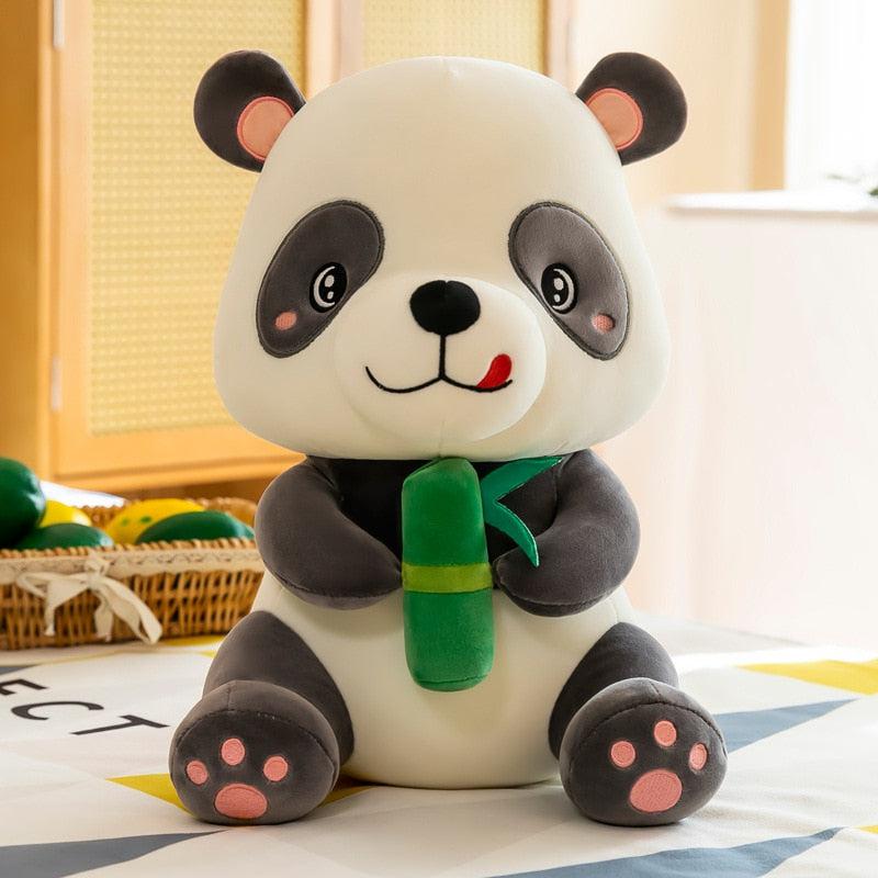 Bamboo Holding Panda Plush