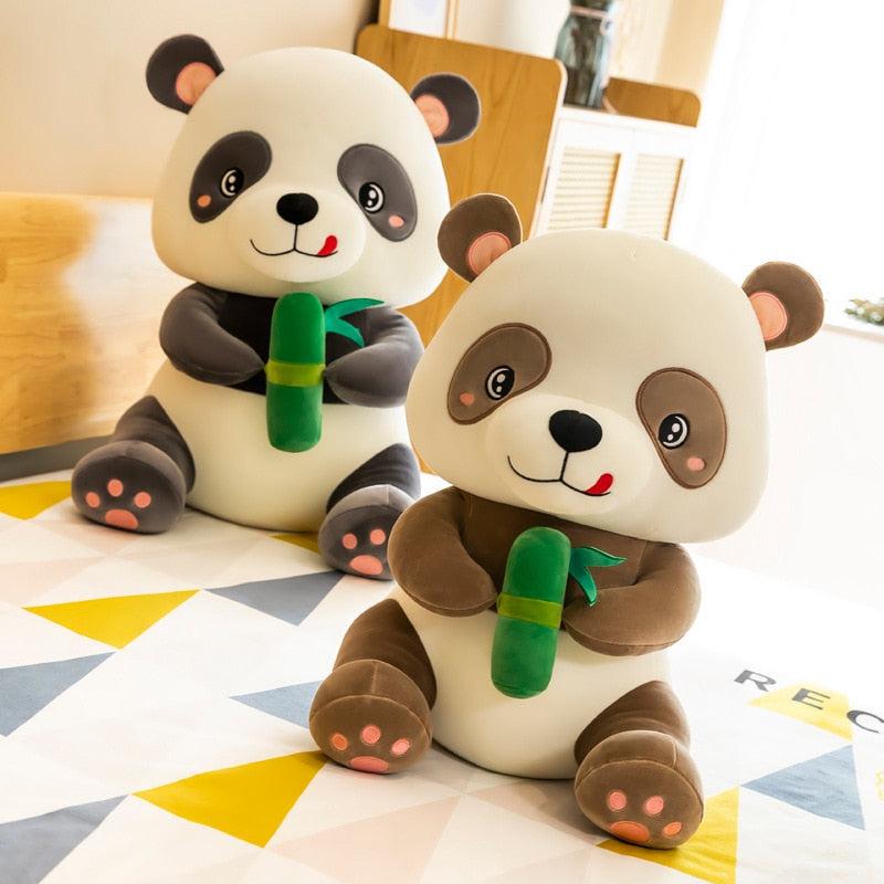 Bamboo Holding Panda Plush