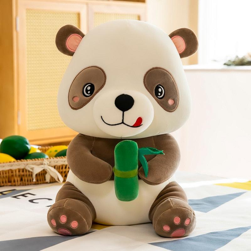 Bamboo Holding Panda Plush