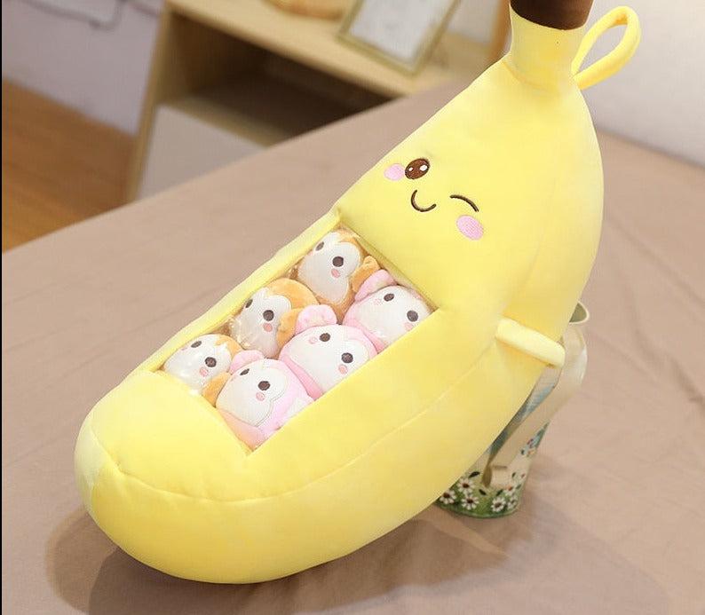 Banana Plush Bag