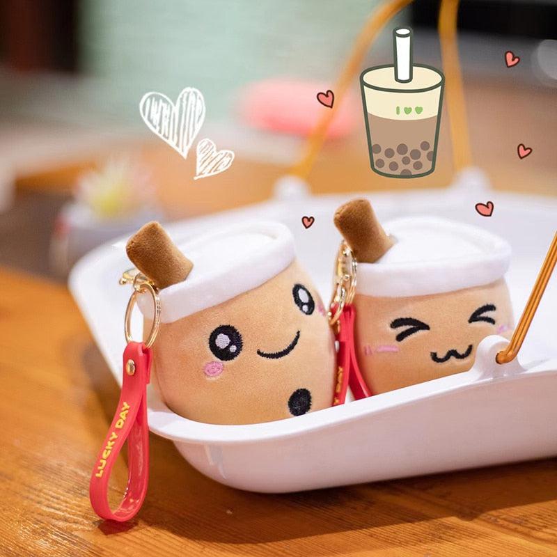 Bubble Tea Plush Keyring