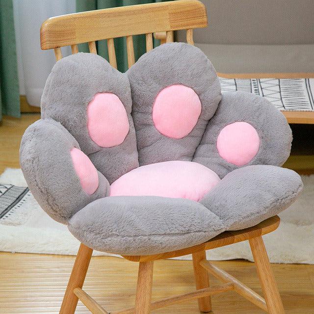 Cat Paw Plush Chair Cushion