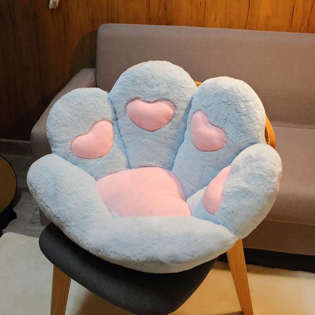 Cat Paw Plush Chair Cushion