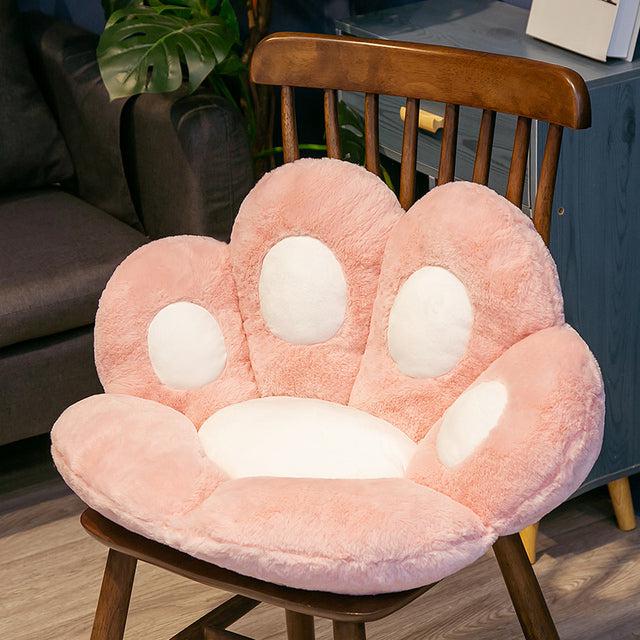 Cat Paw Plush Chair Cushion