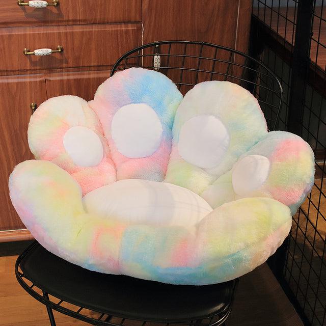 Cat Paw Plush Chair Cushion