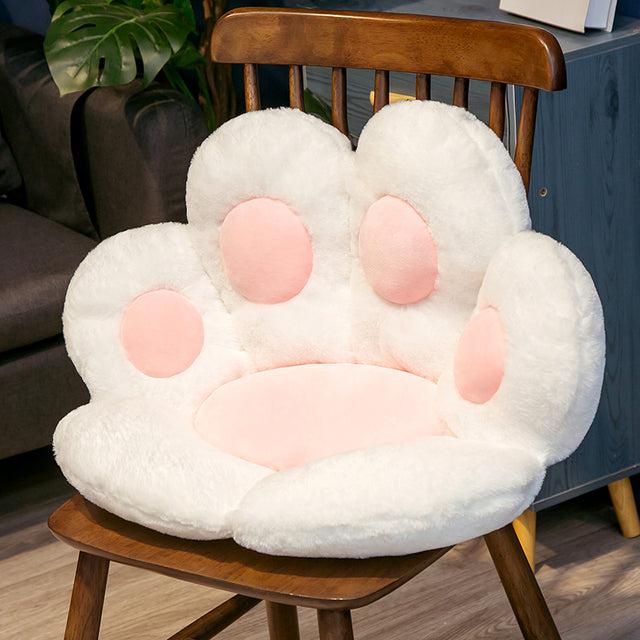 Cat Paw Plush Chair Cushion