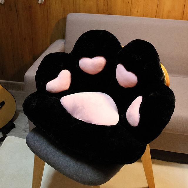Cat Paw Plush Chair Cushion