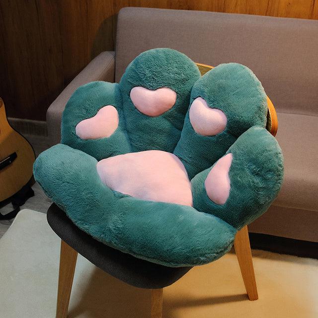Cat Paw Plush Chair Cushion