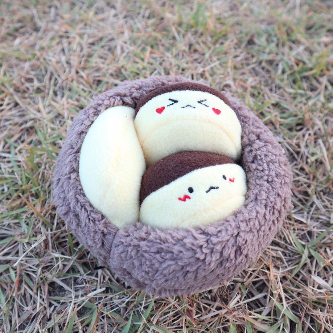 Chestnut Plush Dog Toy