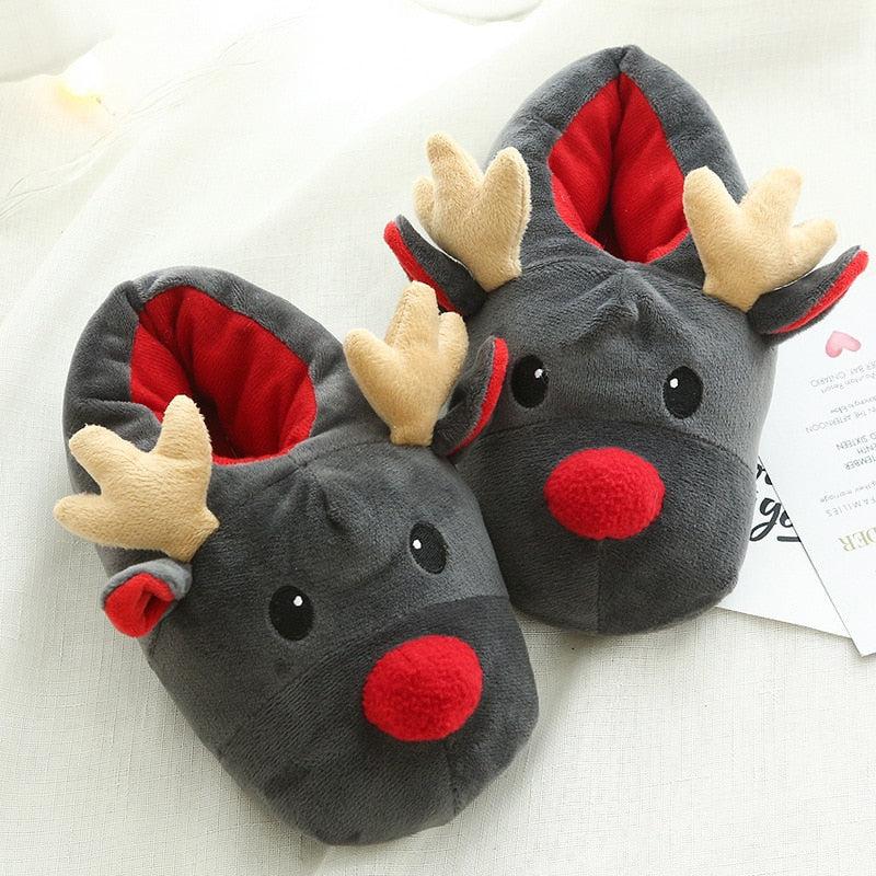 Christmas Reindeer Slippers