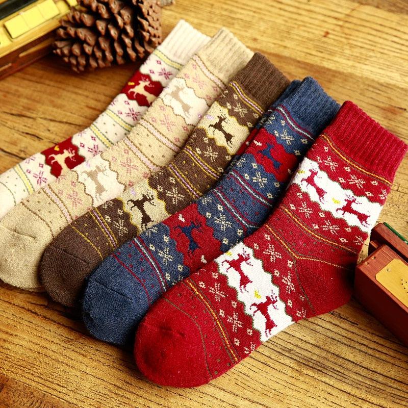 Christmas Reindeer Socks