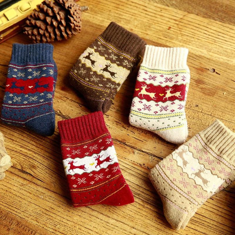 Christmas Reindeer Socks