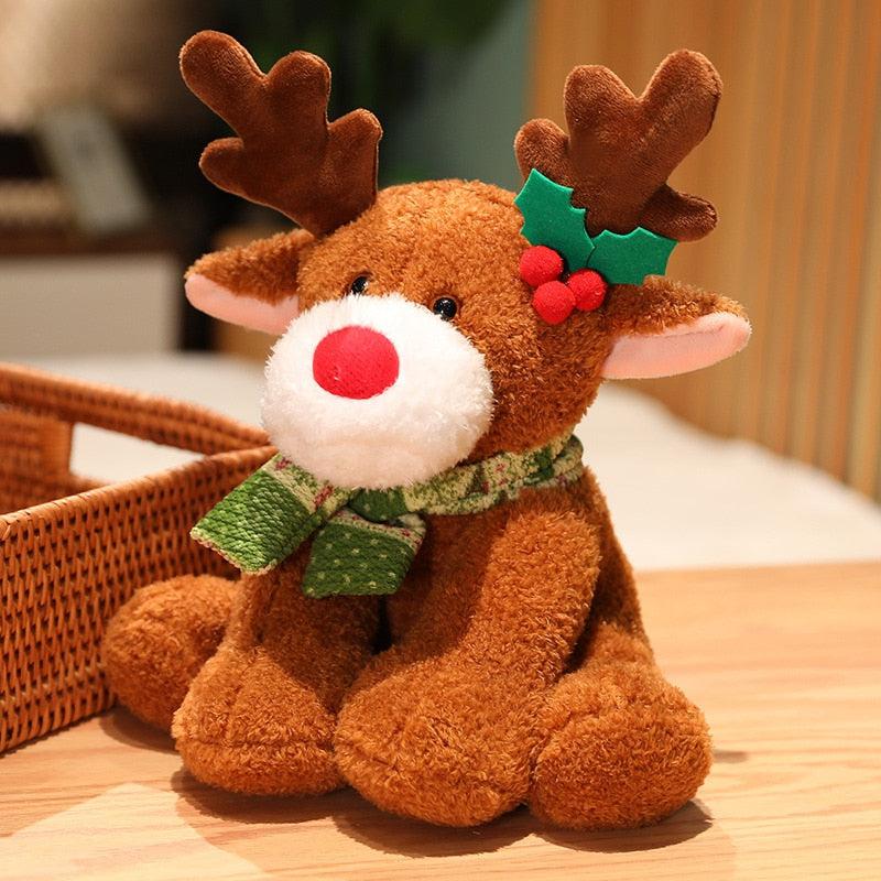 Coloured Reindeer Christmas Plush