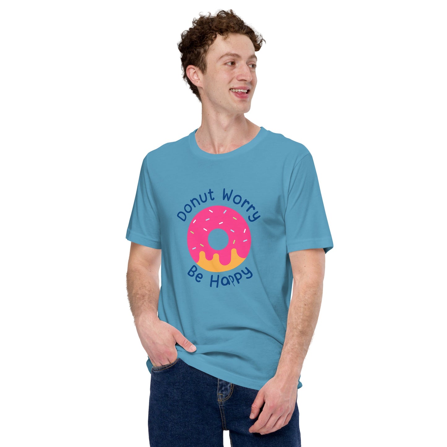 Donut Worry Be Happy Unisex T-Shirt