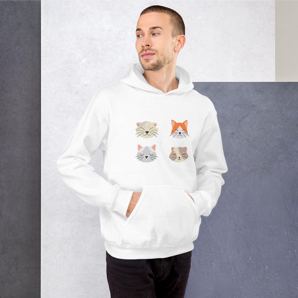 Four Cats Unisex Hoodie