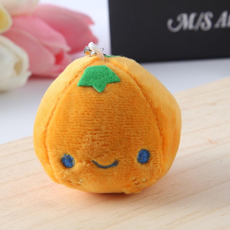 Fruit Plush Keychains