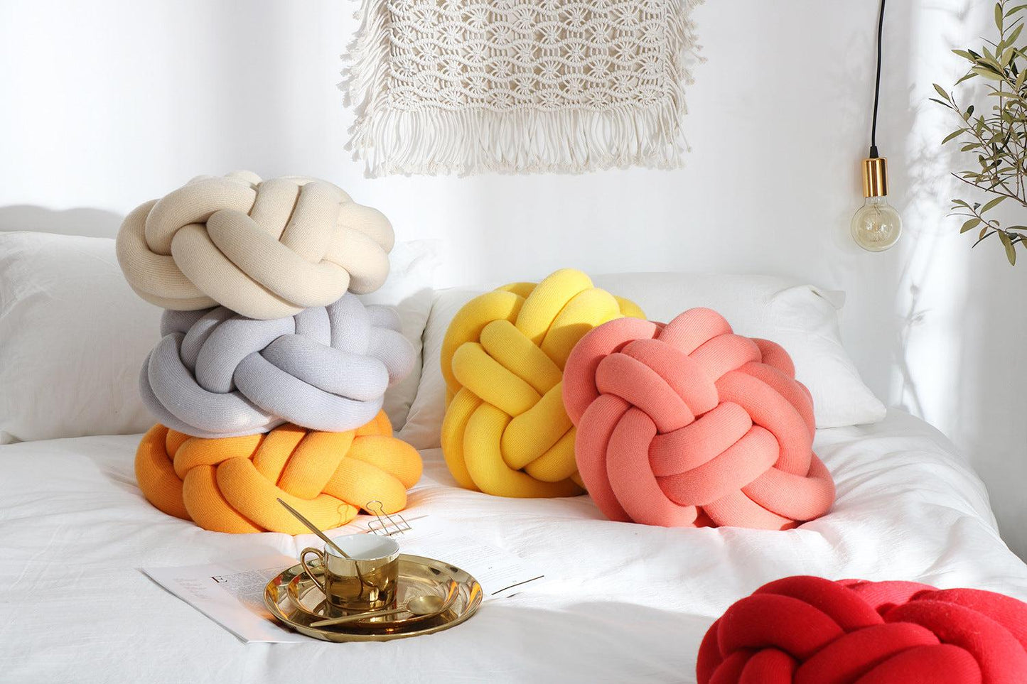 Geometric Bird Nest Plush