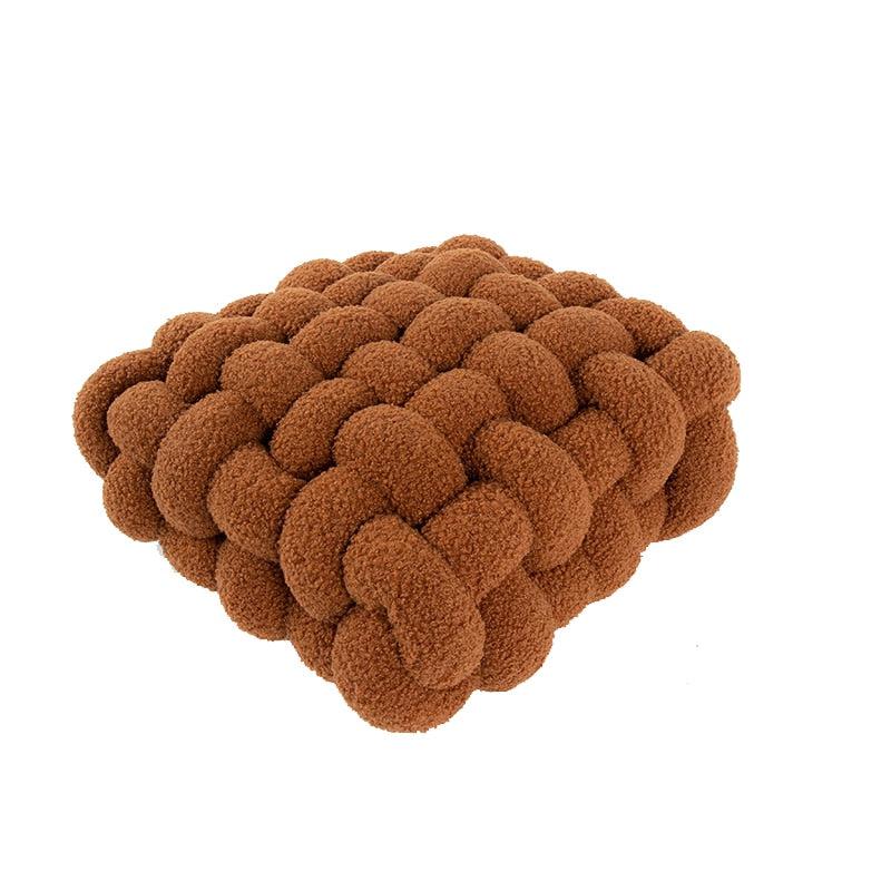 Geometric Woven Square Plush