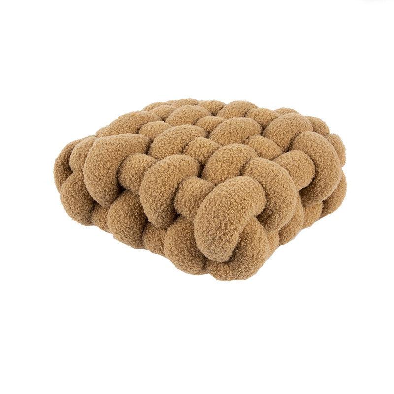 Geometric Woven Square Plush