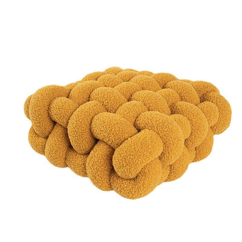 Geometric Woven Square Plush