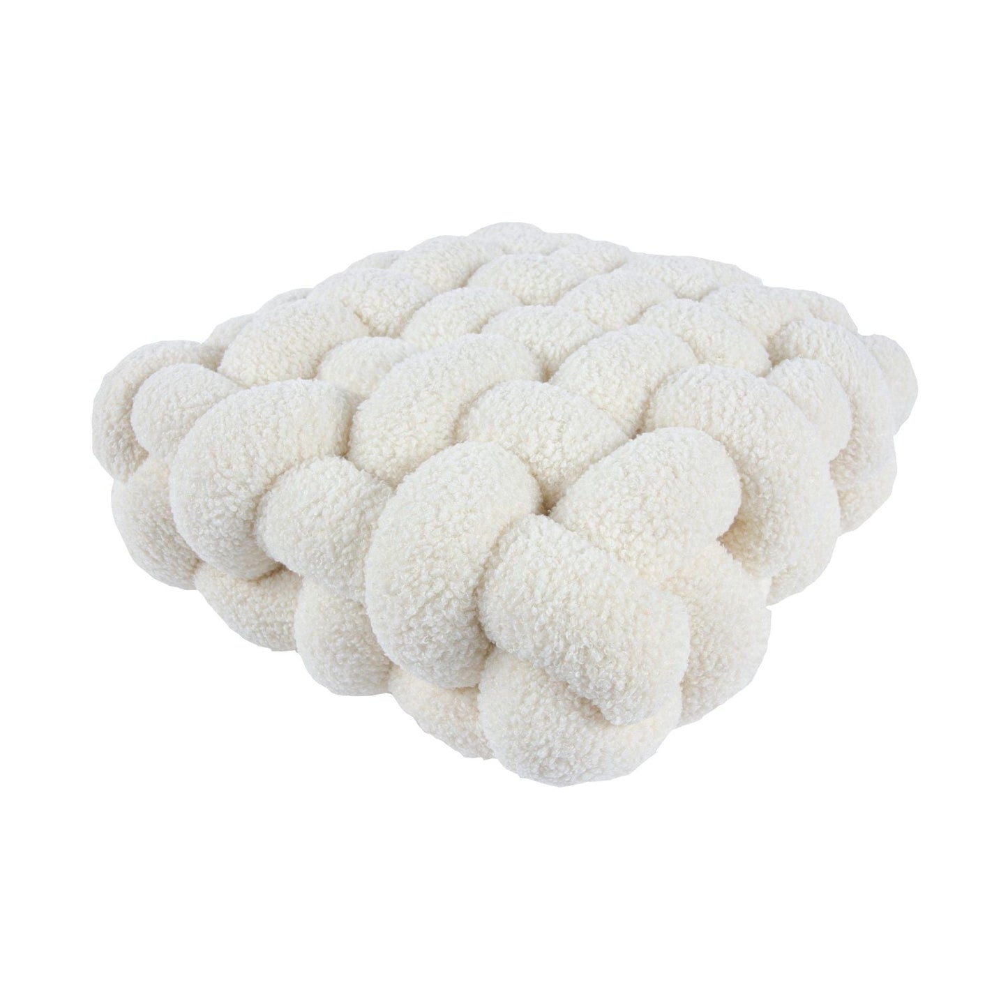 Geometric Woven Square Plush