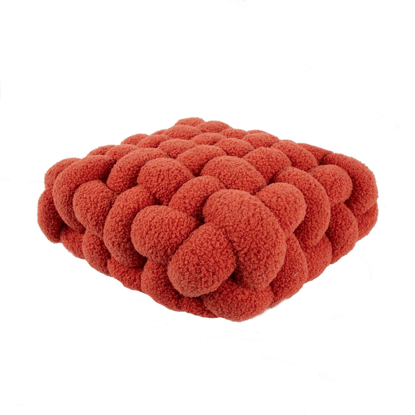 Geometric Woven Square Plush