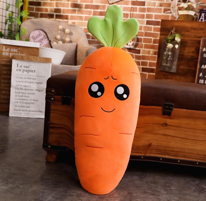 Giant Carrot Emoji Plush