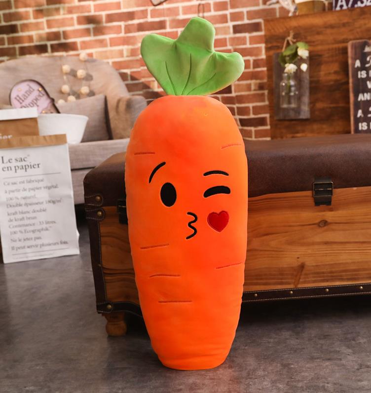 Giant Carrot Emoji Plush