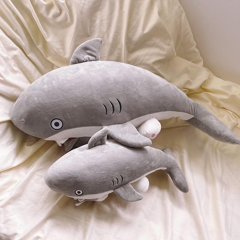 Giant Shiba Inu in Shark Costume Plush