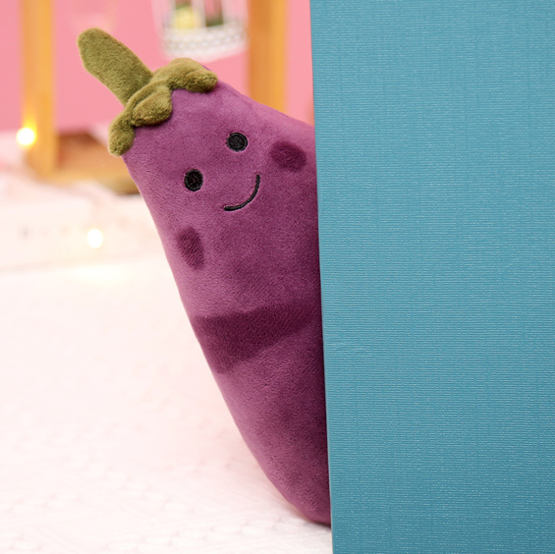 Kawaii Eggplant Plush