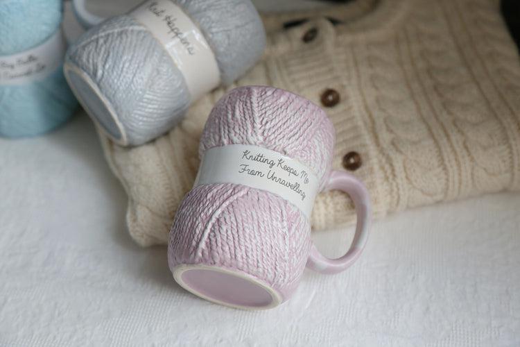 Knitting & Crocheting Yarn Mug