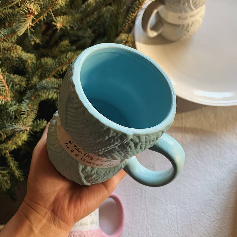 Knitting & Crocheting Yarn Mug