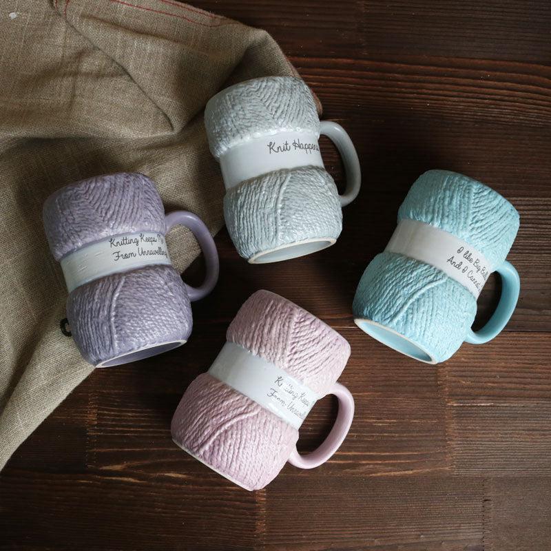 Knitting & Crocheting Yarn Mug