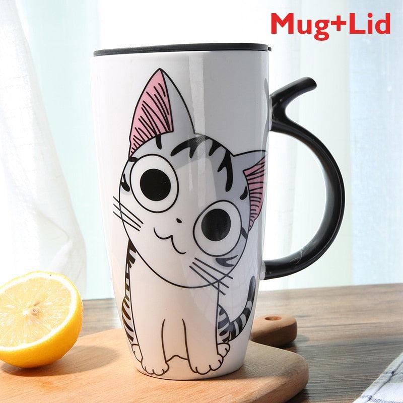 Large Cat Ceramic Mug