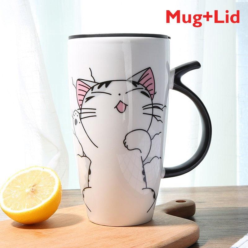 Large Cat Ceramic Mug