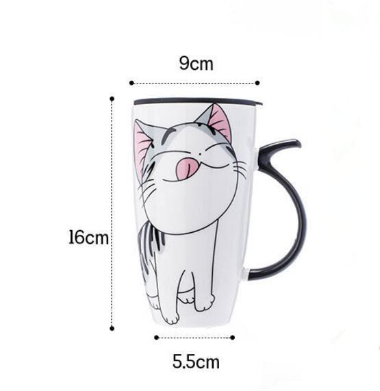 Large Cat Ceramic Mug
