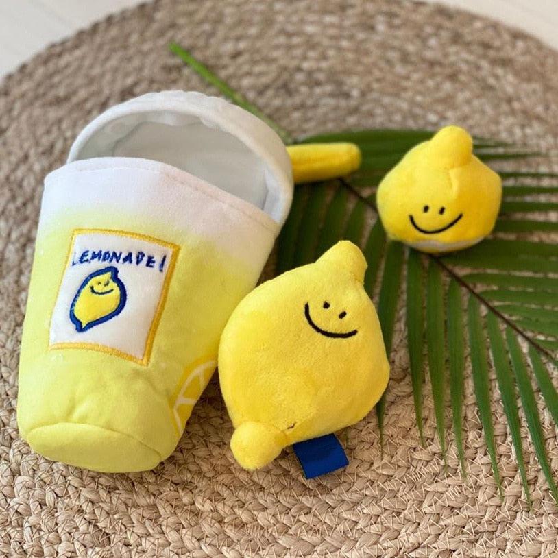 Lemonade Plush Dog Toy