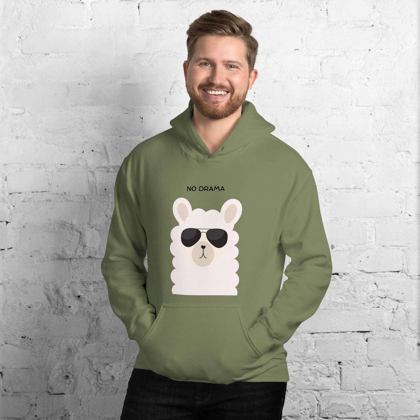 No Drama Llama Unisex Hoodie