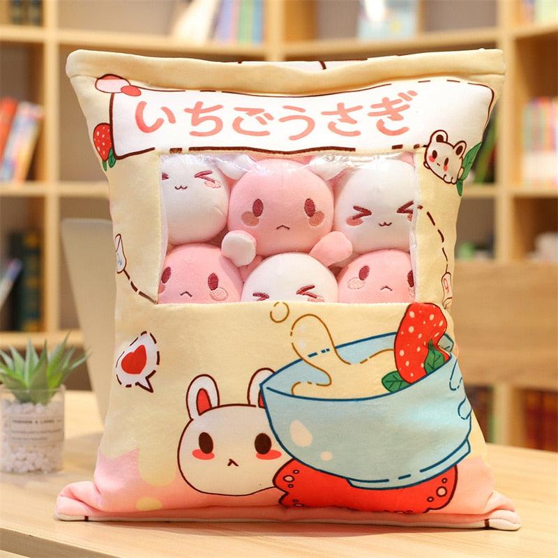 Radish Rabbit Plush Bag