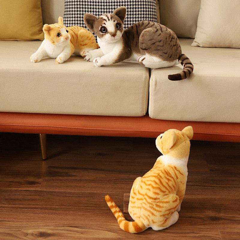 Realistic Shorthair Cat Plush