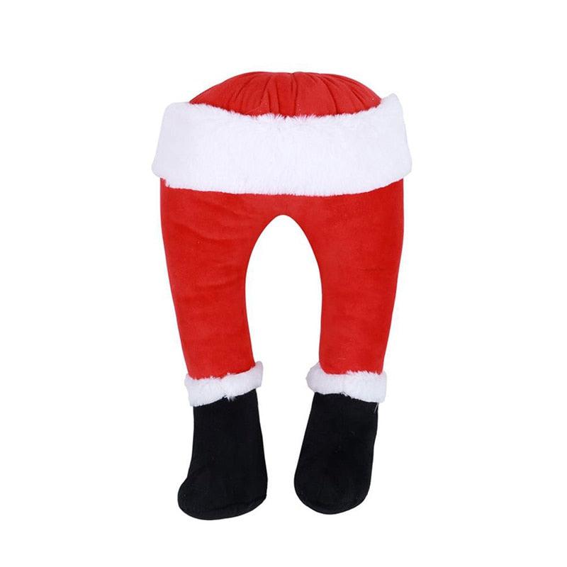 Santa Claus Legs Plush Christmas Tree Decoration