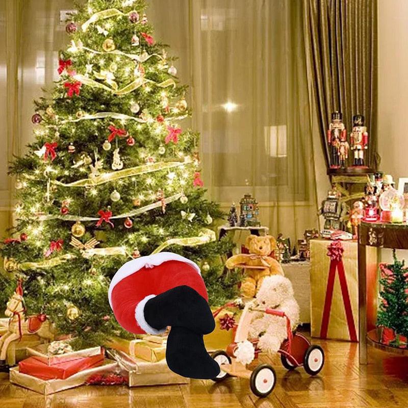 Santa Claus Legs Plush Christmas Tree Decoration