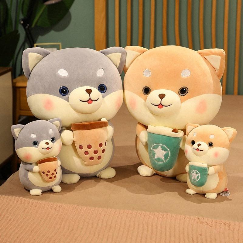 Shiba Inu Bubble Tea Plush