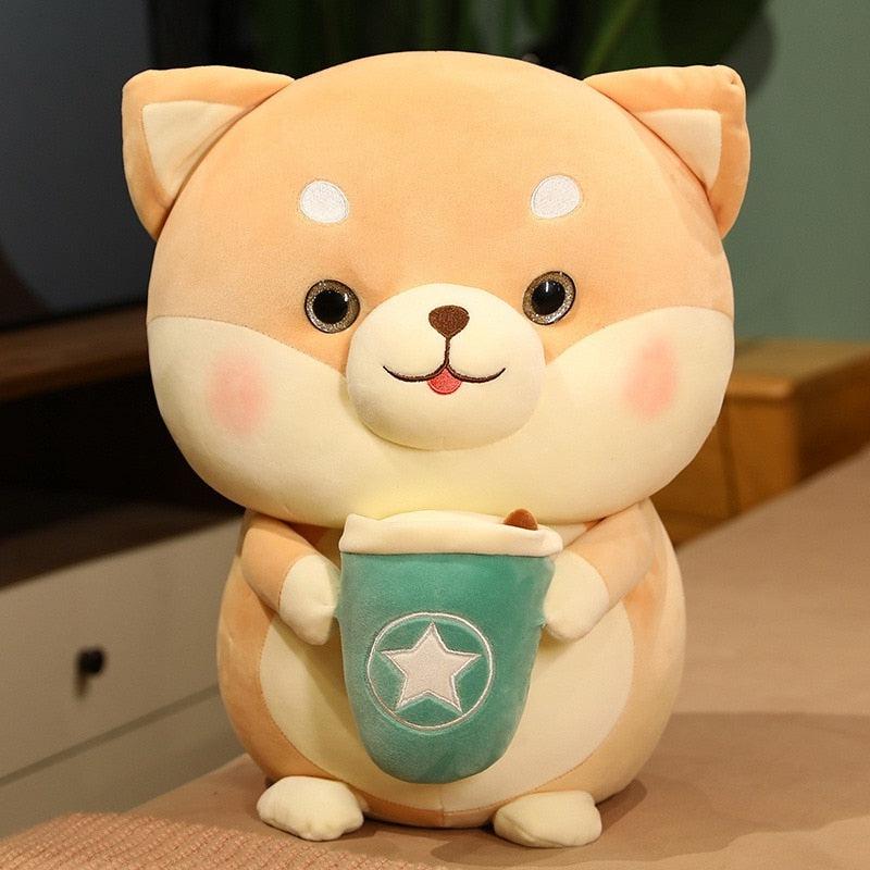 Shiba Inu Bubble Tea Plush