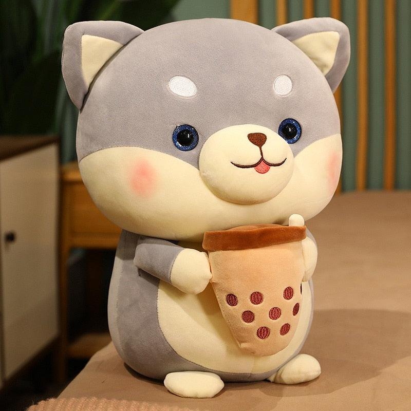 Shiba Inu Bubble Tea Plush