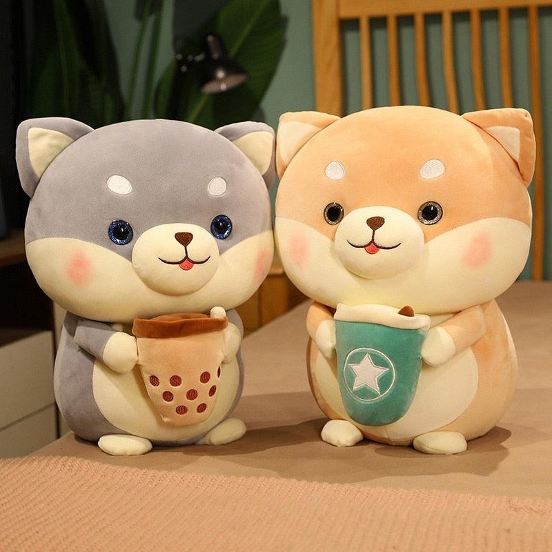 Shiba Inu Bubble Tea Plush