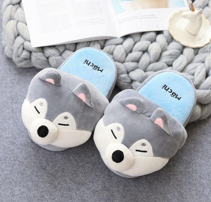 Shiba Inu & Husky Slippers