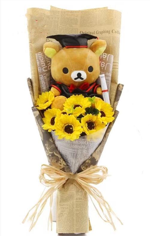 Teddy Bear Flower Bouquet