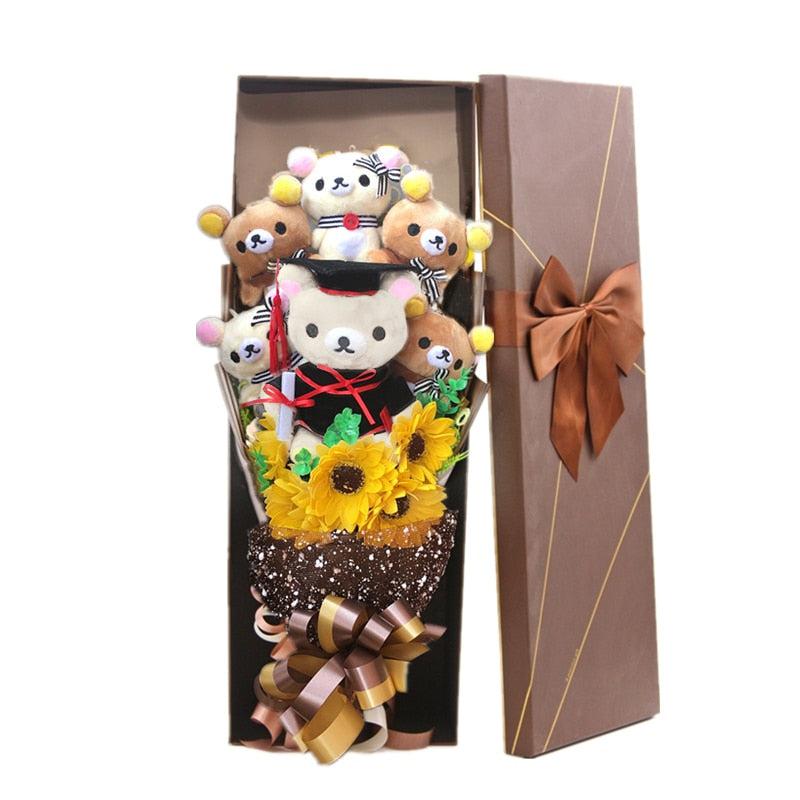 Teddy Bear Flower Bouquet