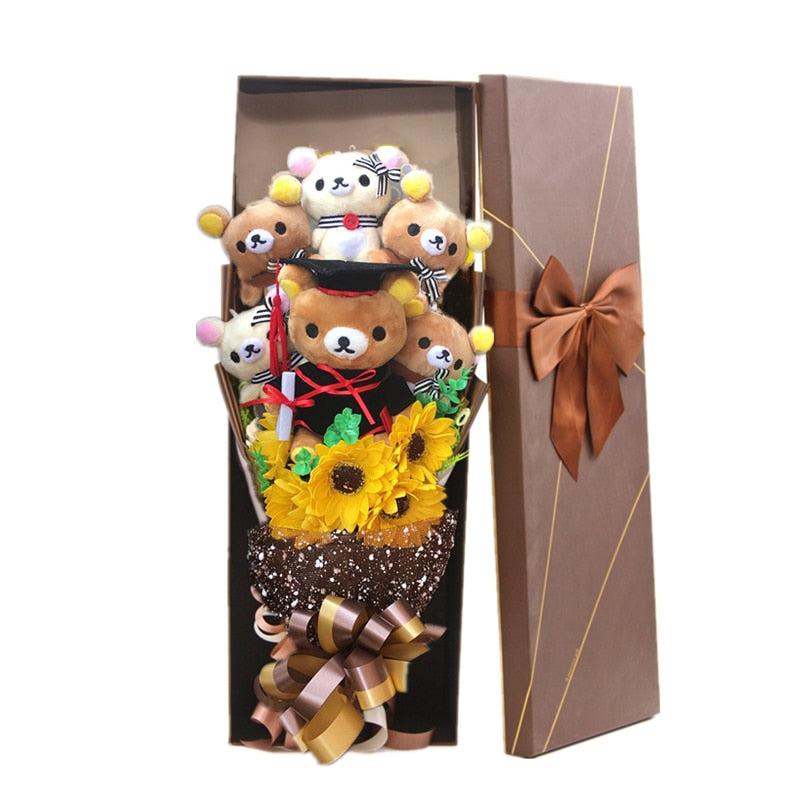 Teddy Bear Flower Bouquet